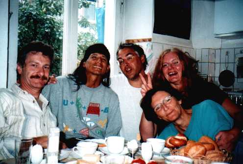 Fr�hst�ck bei Familie Kr�ger-Cubas