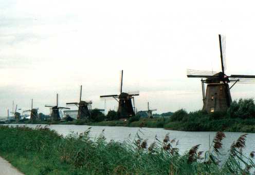 Windmühlen bei Kinderdijk