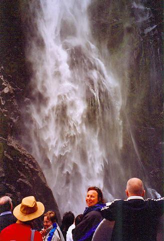 Wasserfall am Milford Sound