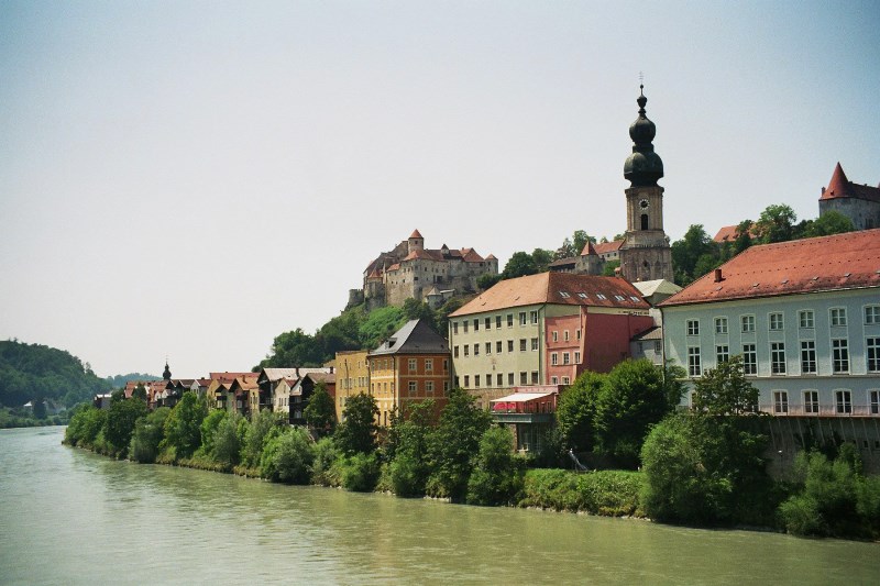 Blick von der Salzachbr�cke