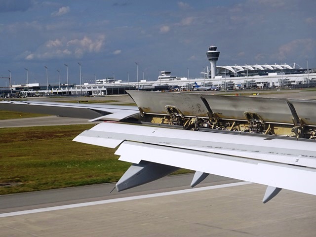 Landung in M�nchen